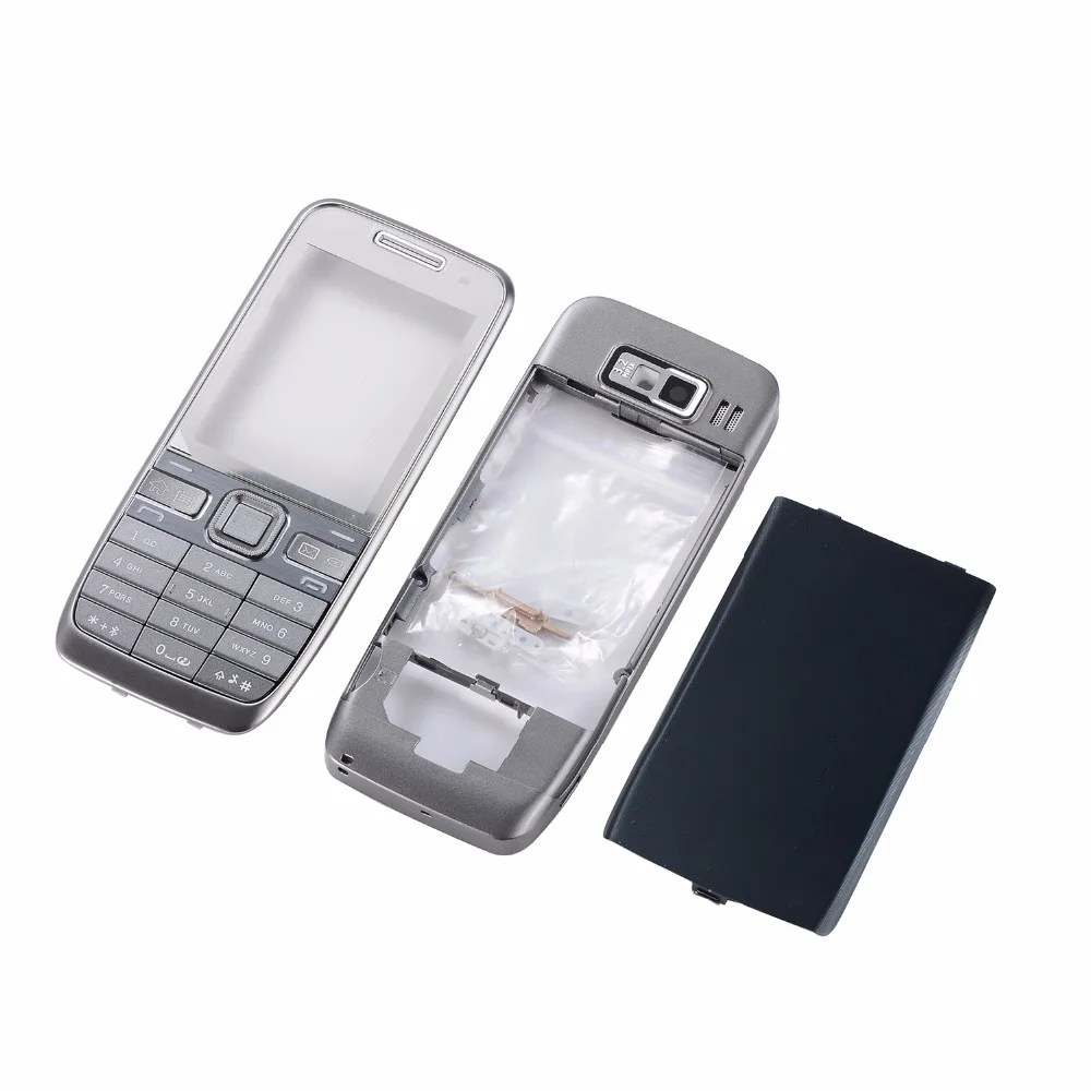 Для Nokia E52 передняя средняя задняя крышка аккумулятора английская или Русская