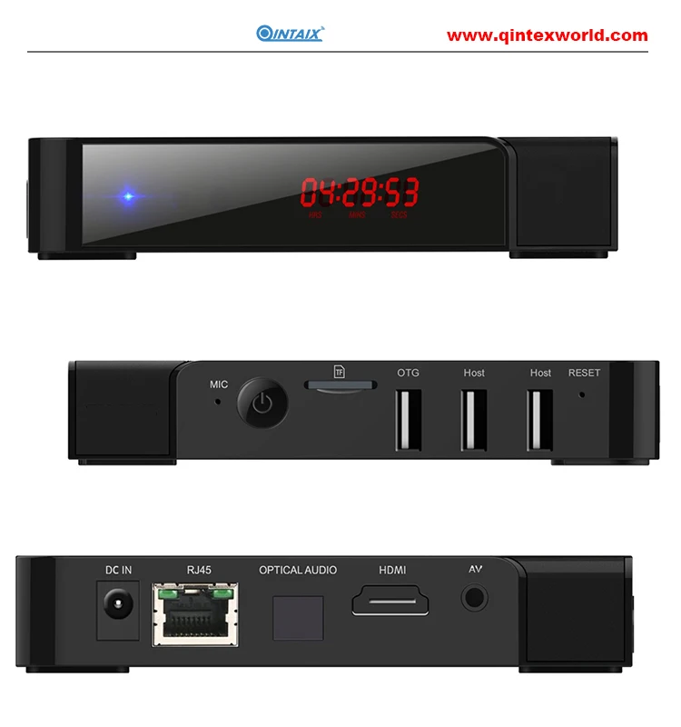 QINTAIX Q9A android 6 0 smart tv box 3 г оперативной памяти 32 rom amlogic S912 Octa Core 2 4 5 8 Двойной Wi Fi BT4.0 Google