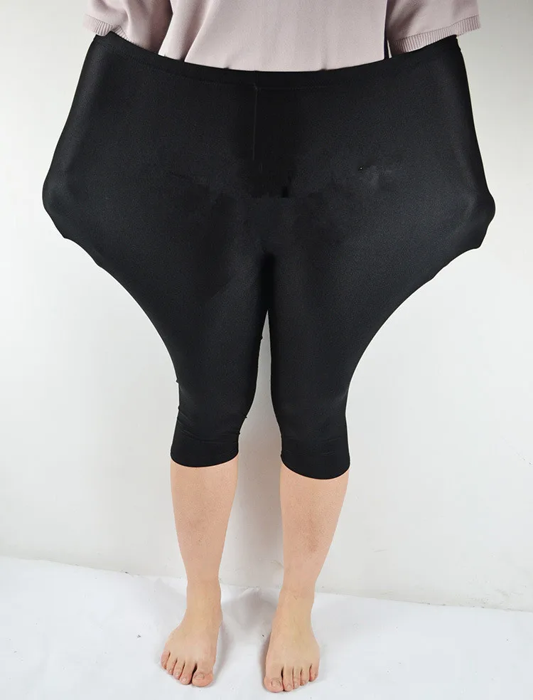 New Arrival Summer Style High Quality Women Thin Mid-Calf leggings Super elastic 4XL Plus size women's pants | Женская одежда