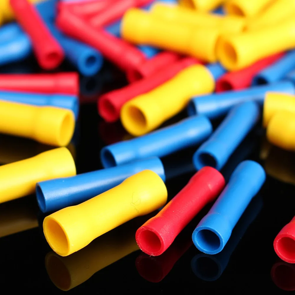 Абсолютно новый высокое качество 150 шт. 3 цвета разные изолированные но обжимные