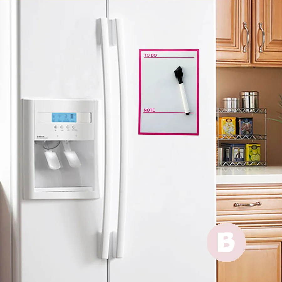 Еженедельный план печати компактный стираемый холодильник Доска сообщения