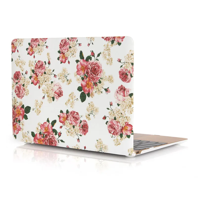 Фото Цветок Матовая Жесткий протектор чехол для Macbook Air 11/13 дюймов MacBook Pro 13/15 Retina 12 Цветок Матовая Жесткий протектор чехол для Macbook Air 11/13 дюймов MacBook Pro 13/15 Retina 12