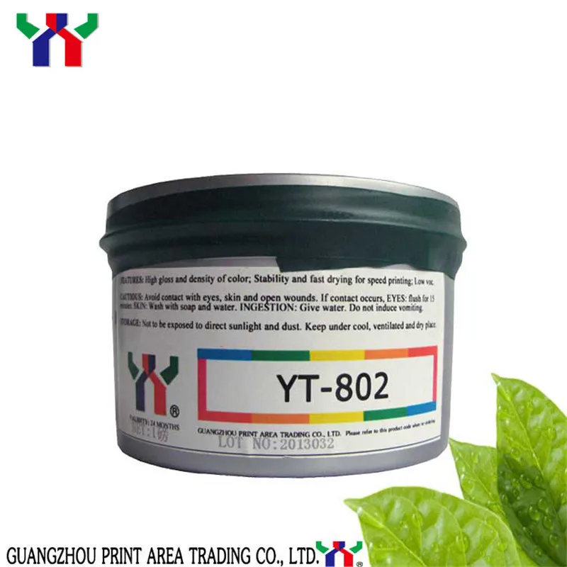 1 кг высококачественные 802 зеленые флуоресцентные чернила для офсетной печати -