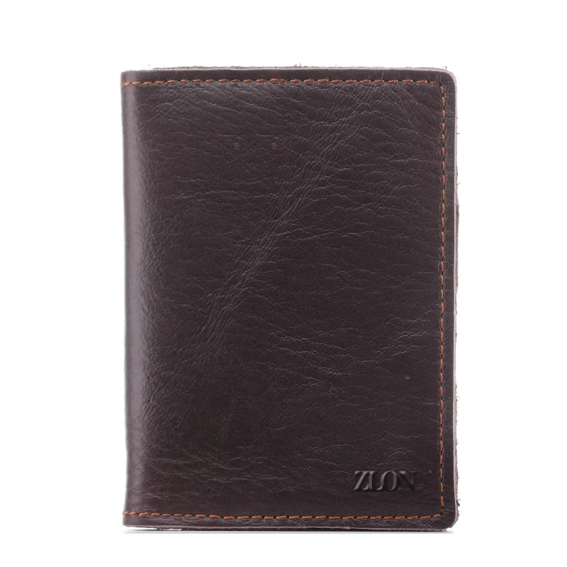 Кошелек ZLON Top унисекс из мягкой натуральной кожи 3 держателя для кредитных карт