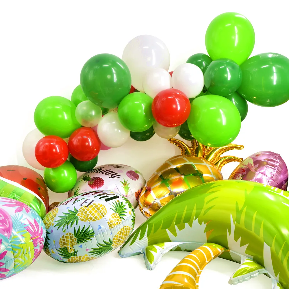 Фотофольгированный шар в виде фламинго ананаса|Воздушные шары и аксессуары| |