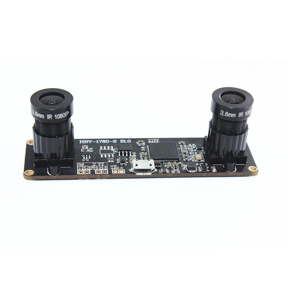 Micro MINI USB2.0 Бесплатный драйвер 30fps 1MP HD синхронизированный стерео двойной модуль камеры с выходом MJPEG и YUY2