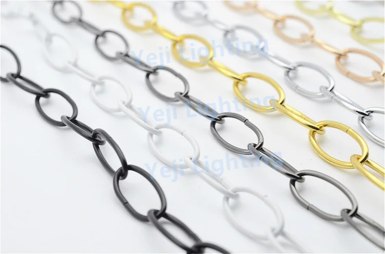 1 м железная цепочка в форме яйца для винтажной люстры Потолочная Роза подвесная