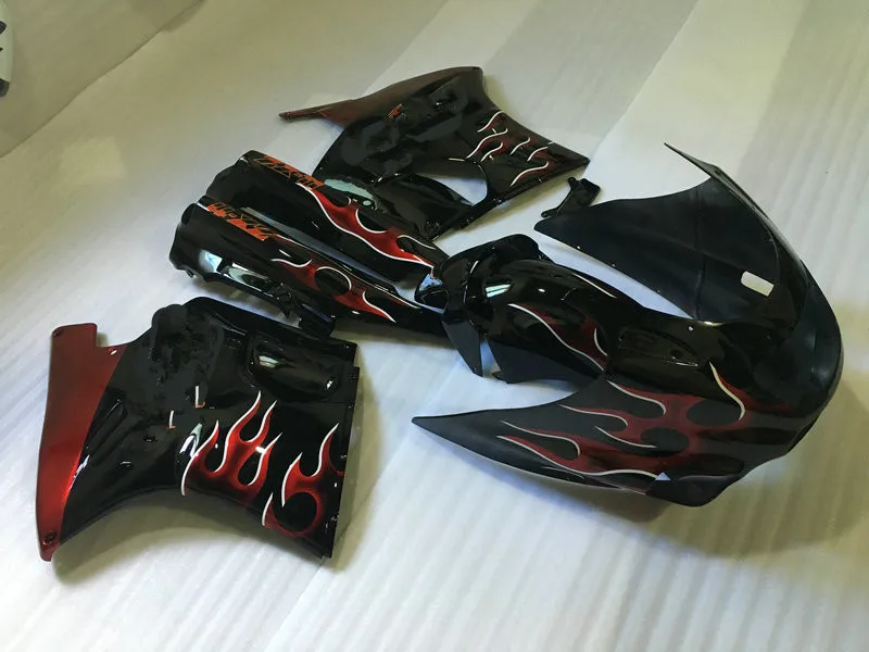 Набор обтекателей для KAWASAKI Ninja ZZR1100 93 99 00 01 03 ZZR 1100 2001 красный и черный цвета подарки