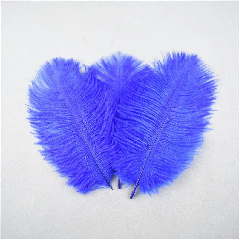 Royal Blue 10 шт./Партия 15-20 см 6-8 ''страусиные перья для рукоделия украшение ручной работы изготовление перьев для рукоделия Аксессуары свадебные украшения - Цвет: Royal Blue