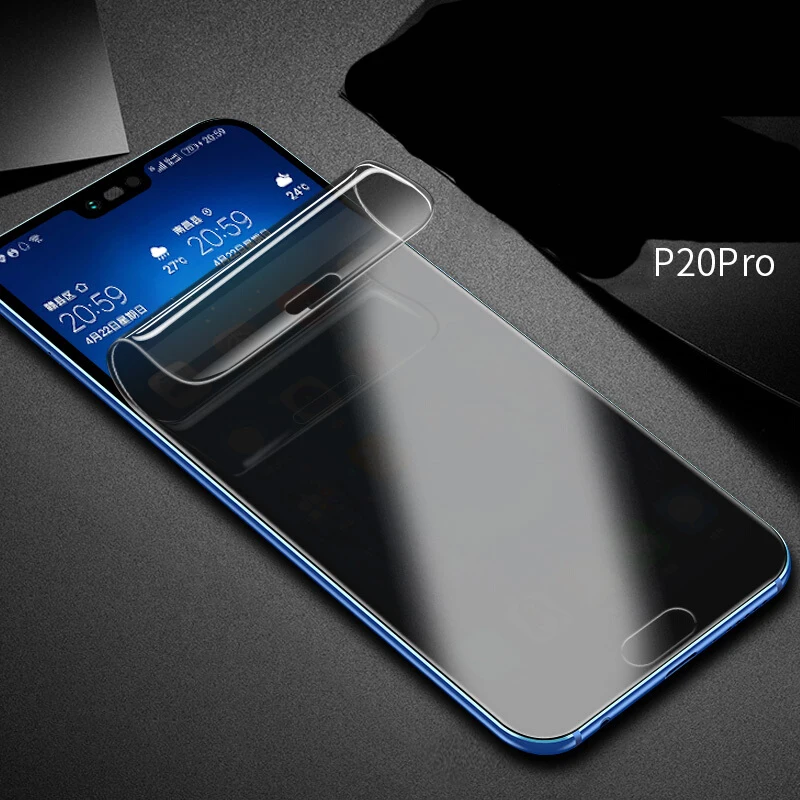 EXUNTON для huawei P20 P20 Pro P20 Lite Гидрогелевая пленка Мягкая анти-шпионская Антибликовая полная защита экрана Защитная пленка