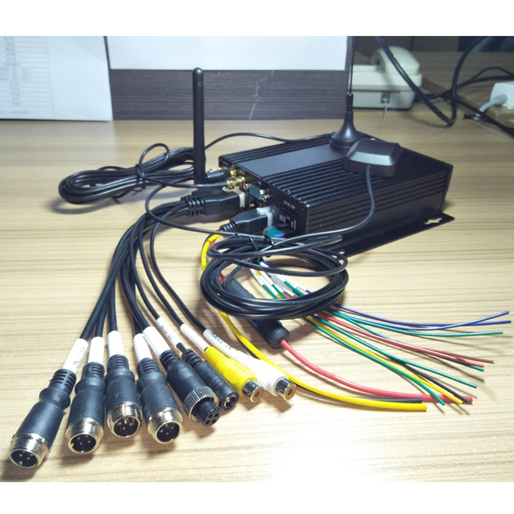 Оптовая продажа с фабрики мобильный видеорегистратор AHD 4CH 4G GPS WIFI двумя SD-картами