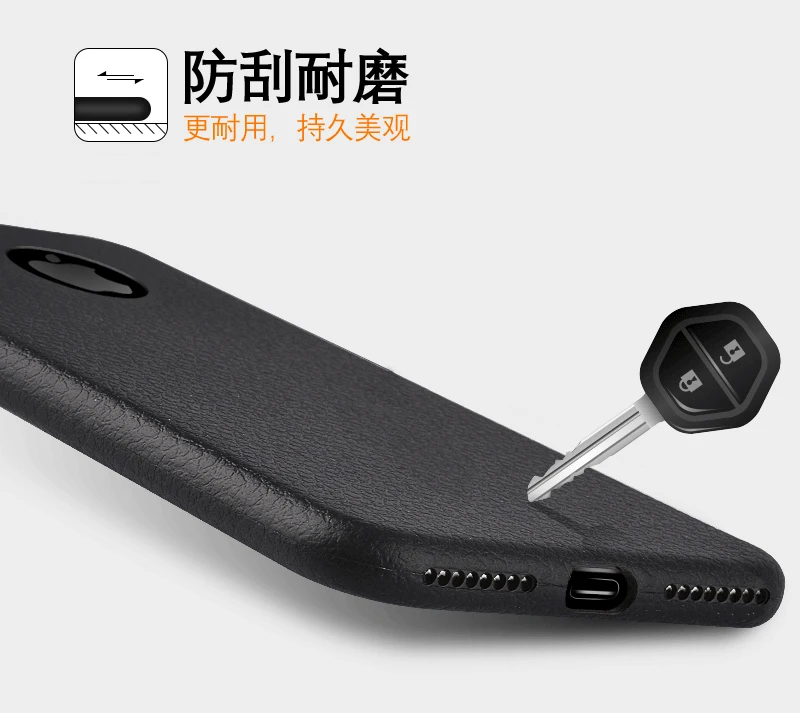 Чехол для iPhone 7 Plus чехол Мягкая текстура кожи ТПУ телефона Apple Iphone wolfsay Fundas|case for