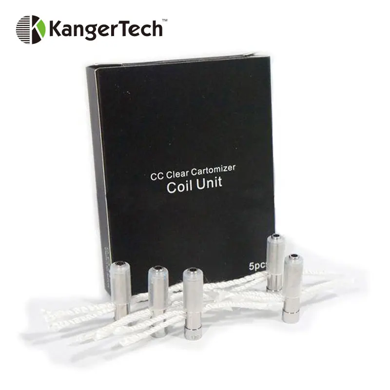 Испаритель KangerTech 5 шт./лот 1 Ом 8 2 ом электронная сигарета головка для атомайзера