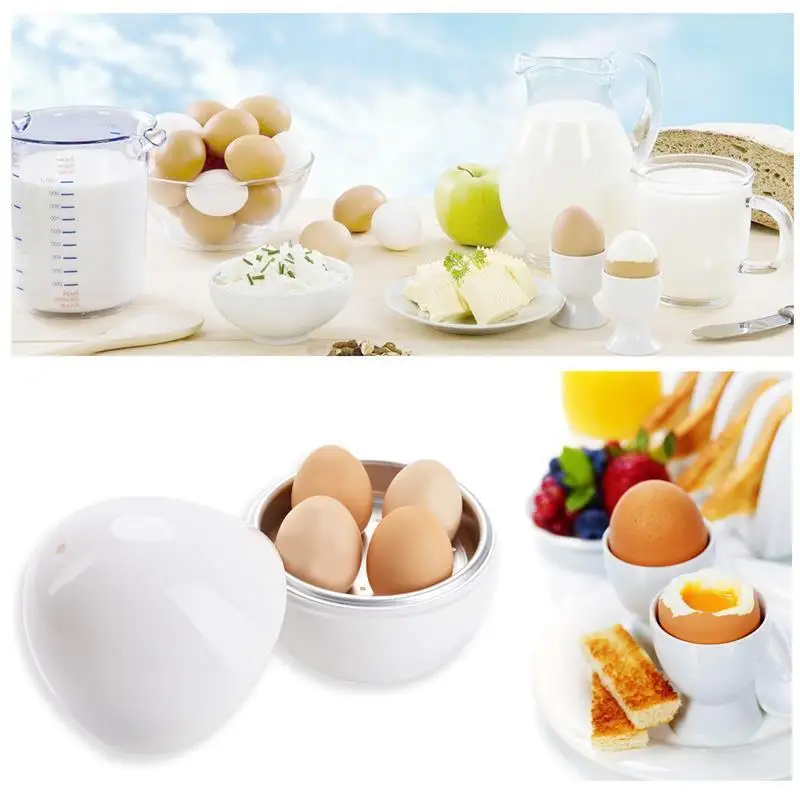 2019 New Practical Silicone Microwave Egg Cooker New Design For Kitchen Cookware Poached Egg Cooking Boilers Kitchen Tools