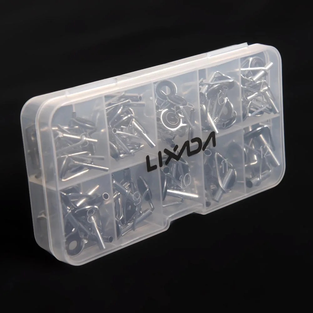 Одежда высшего качества 80 шт. Нержавеющая сталь море Карп удочка направляющий