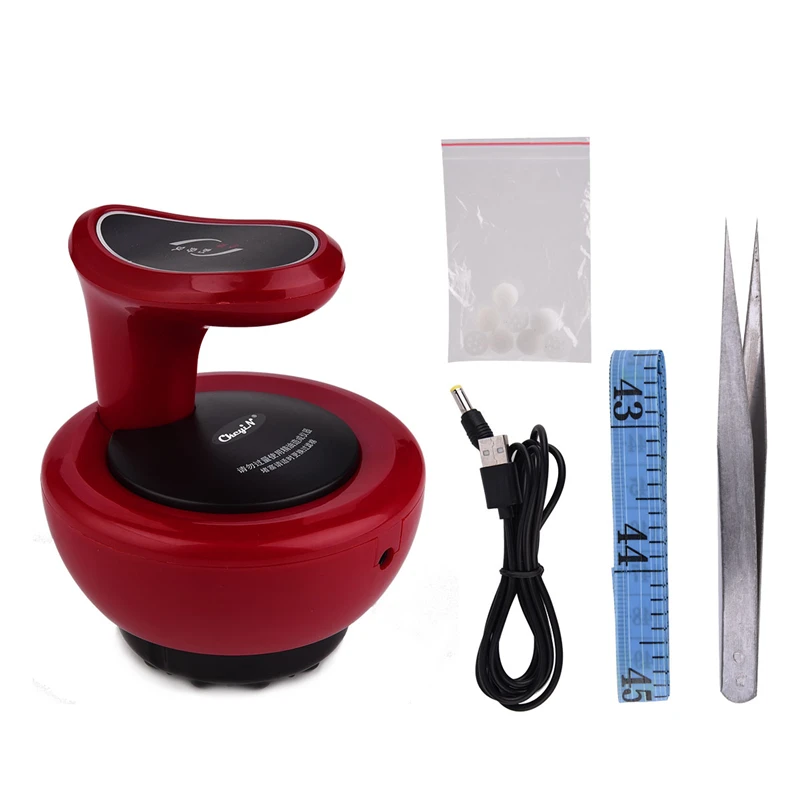 

Electric Guasha Massager Ultrasonic RF Scraping Tool Fat Removal Body Slimming Stimulate Acupoint Detoxification Cupping Massage