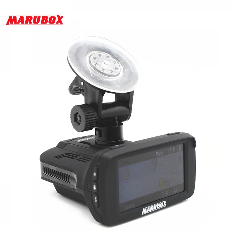 Marubox Автомобильный видеорегистратор радар детектор GPS 3 в 1 HD1296P 170 градусов