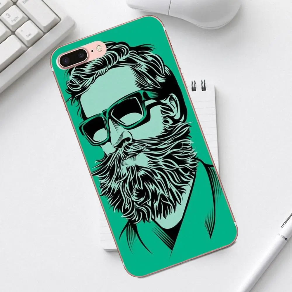 Крышки-чехлы из мягкого материала Qdowpz для Galaxy Alpha Core Prime Note 4 5 8 S3 S4 S5 S6 S7 S8 S9 mini edge Plus от Geek Bearded Artist.