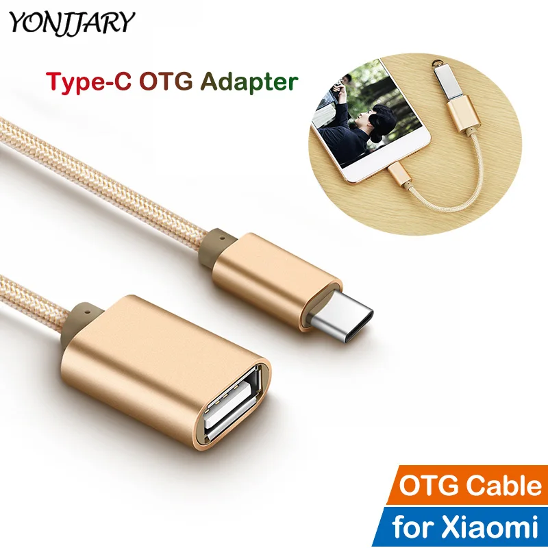 Type-C OTG Кабель-адаптер для Xiaomi mi 5 6 8 9 SE Lite Pro 5X 6X Max mi x 2 2S 3 Poco F1 USB C OTG конвертер для Red mi Note 7 Pro