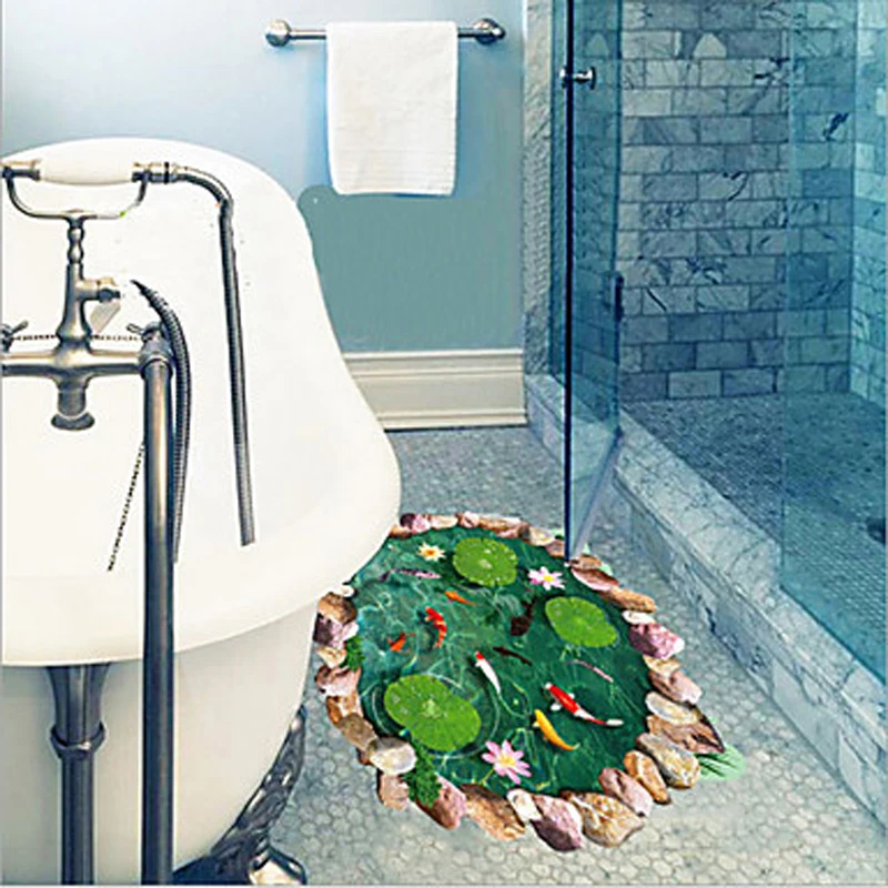 3D наклейки на стену Lotus|3d wall stickers|wall sticker3d |