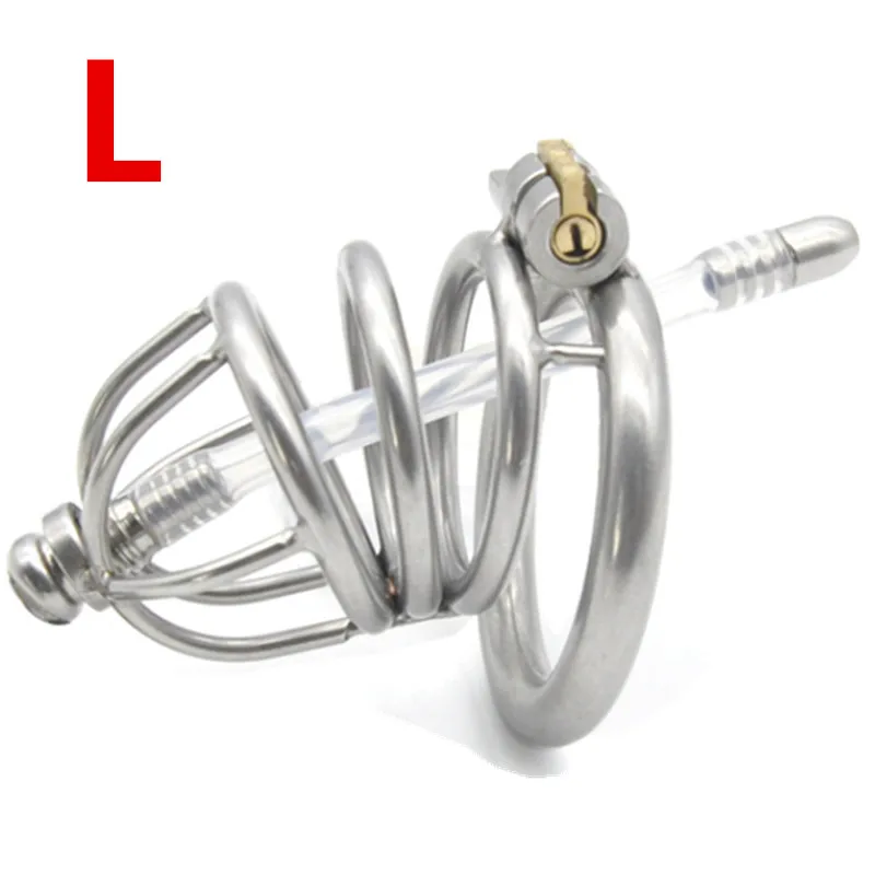 Клетка для Петухов из нержавеющей стали Пояс верности с катетером устройство