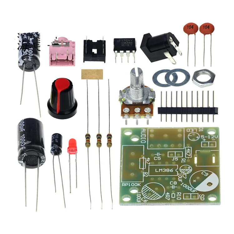 1 Набор DIY Kit LM386 супер мини аудио усилитель Trousse модуль Amplificador плата 3 5 мм 3-12 В |