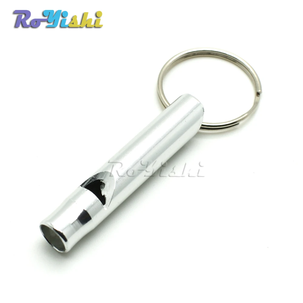 

Aluminium Camping Survival Whistle Key Pendant Stylish Keychain Keyring