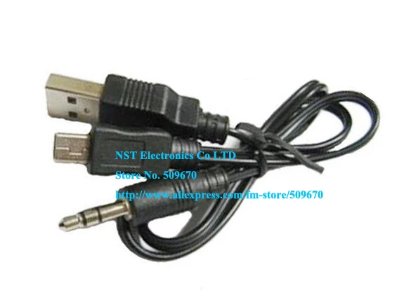 3 5 мм аудио AUX USB2.0 Male Mini 5Pin USB портативный Акустический кабель/Бесплатная
