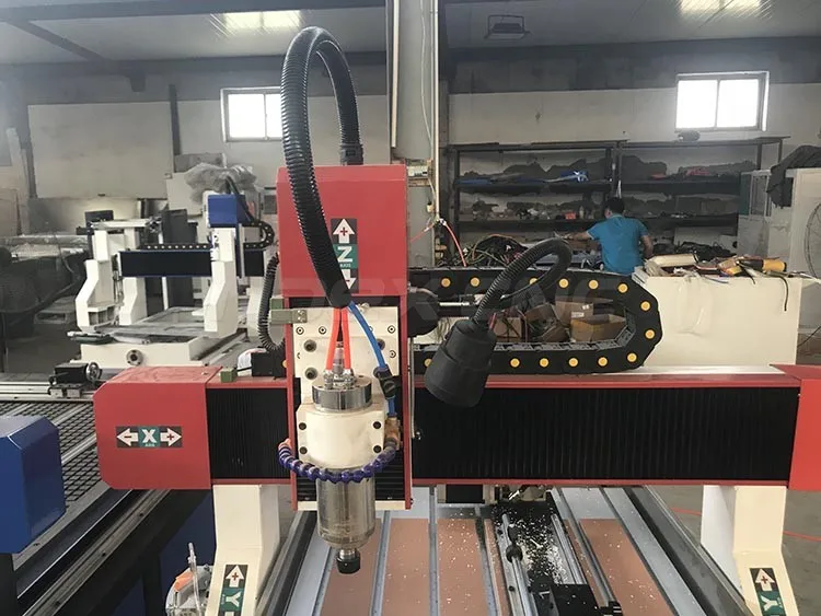 Роторный 6090 сверхмощный каменный Cnc маршрутизатор с 1 5 кВт шпиндель и