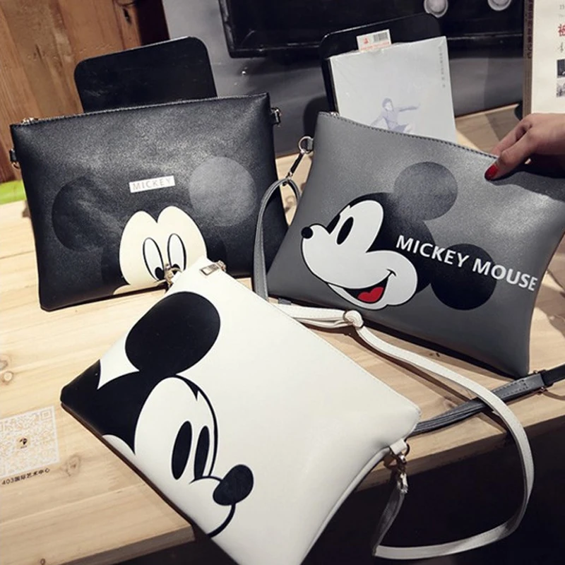 Женская сумка Disney Mickey Minnie сумка-кросбоди из искусственной кожи высокого качества