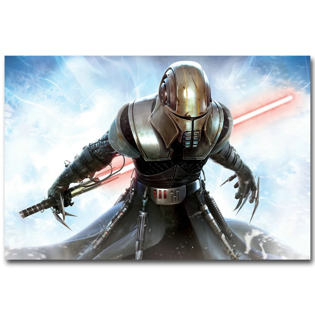 Kylo Ren Star Wars 7 The Force Awakens художественный шелковый тканевый постер с принтом 13x20 24x36
