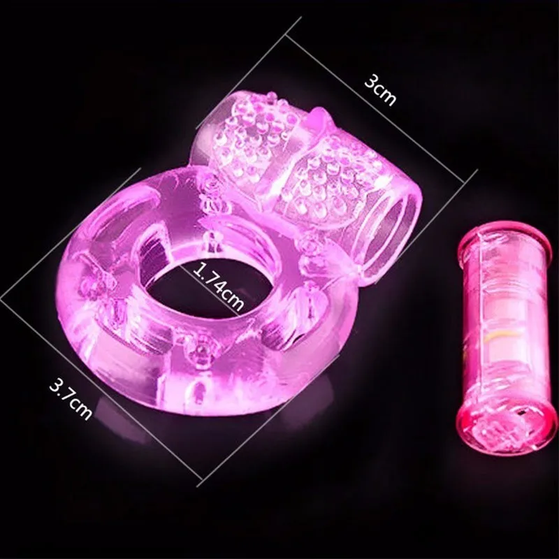 Кольцо-вибратор на пенис секс-игрушки для мужчин силиконовые Вибрирующие Кольца