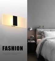 wall lamp corridor led lighting length led acrylic wall lamp ac85 265v bedding room living room indoor wall lamp 3691218w