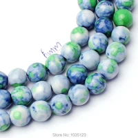 high quality 6mm pretty round shape mixed color stone diy loose beads strand 15 diy creative jewellery making w3338