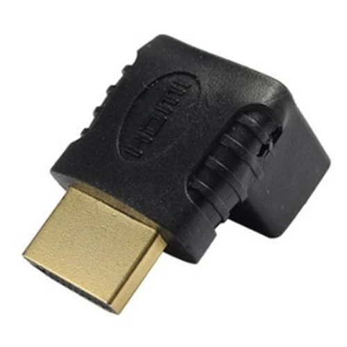 Лучший бренд BestOfferBuy Adaptateur AV видео HDMI мужские Vers Femelle Avec Coude Angle Droit A 90 Degres|Кабели VGA| |