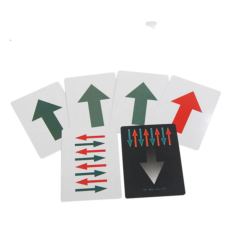 

Набор карт со стрелками-Волшебные трюки карта изменения стрелы карты легкие фокусы, профессиональная магия