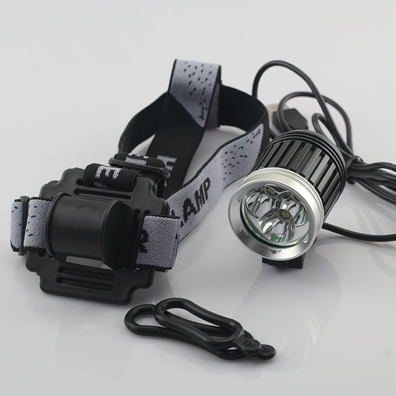 Новый 3 режима Водонепроницаемый XML T6 x LED USB порт для езды на велосипеде и