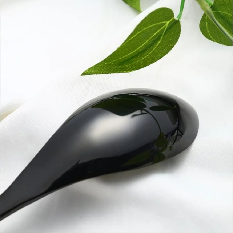 4 шт./компл. набор черных столовых приборов из нержавеющей стали посуды для