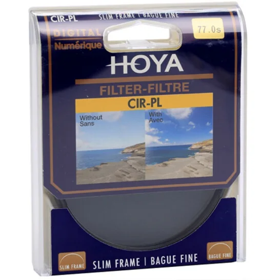 Тонкий фильтр HOYA CPL 49 мм 52 58 67 72 77 82 круговой поляризационный/поляризационный CIR PL