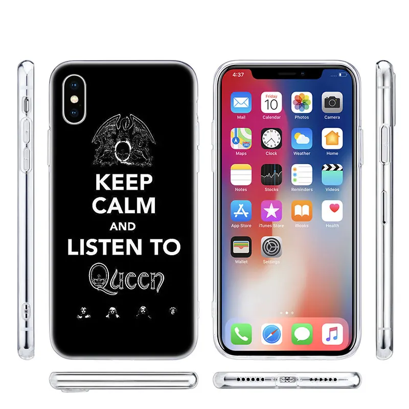 Горячие Queen band Модные силиконовый чехол кейс для Apple IPhone 11 Pro XS Max X XR 7 8 6 6s плюс 5S SE