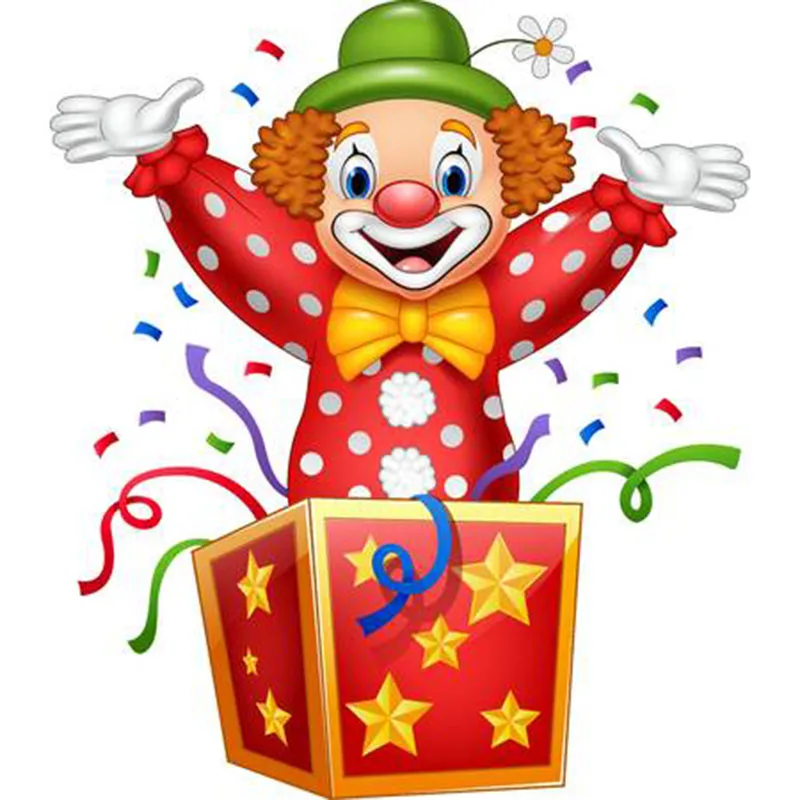 

Камни в форме ромба круглый дрель 5D DIY алмазная живопись ", в виде мультяшного клоуна" Алмазная вышивка крестом, мозаичный Декор подарочный н...