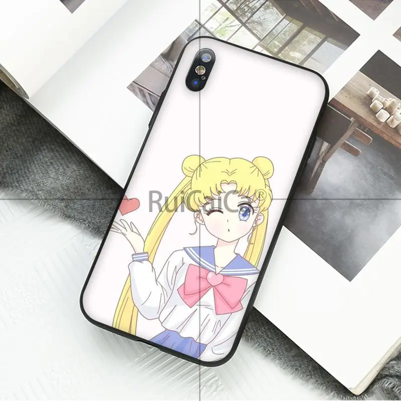 Ruicaica/милый мягкий чехол для телефона из ТПУ iphone 8 7 6 S Plus 5 5S SE XR X XS MAX Coque Shell |