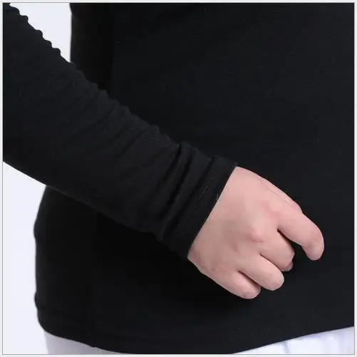 2XL-6XL Плюс Размер Женская одежда 2018 осень зима над размером d однотонная детская