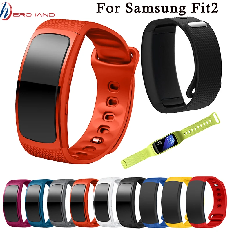 L/S сменный Браслет для Samsung Gear Fit 2 Pro роскошный силиконовый ремешок SM R360 Прямая
