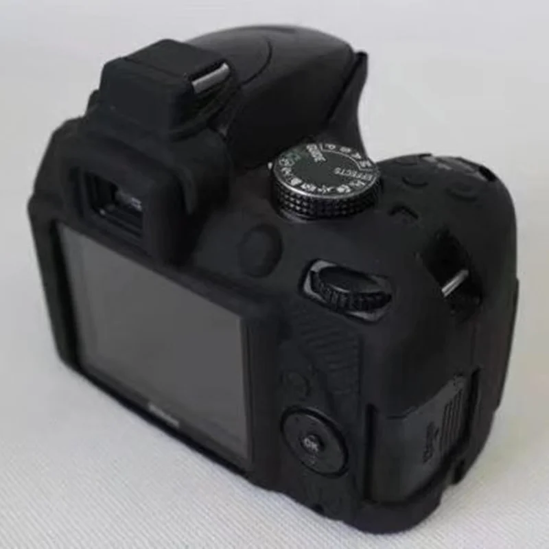 Мягкий силиконовый резиновый чехол для камеры Nikon D5100 D5200 защитный чехол|camera case|for