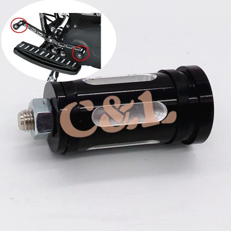 1 шт. черный CNC Edge Cut Shifter Peg Для Harley Touring Softail Sportster Dyna | Автомобили и мотоциклы
