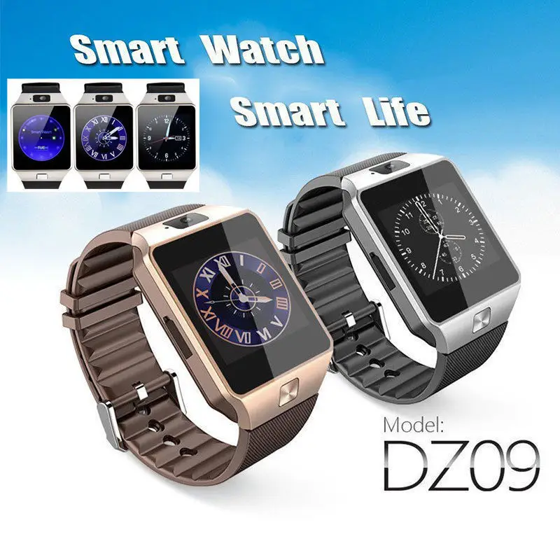 2017 Bluetooth DZ09 SmartWatch Поддержка sim-карты gsm видеокамера Android/IOS смартфон | Электроника