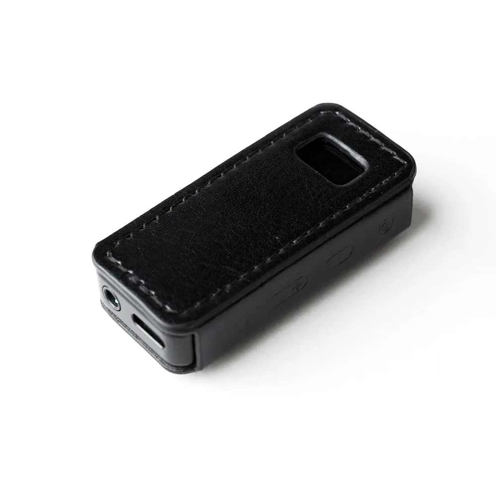 

DD ddHiFi C-B3, Leather Case for FiiO BTR3 Bluetooth AMP, Bluetooth Adapter Cover, Black
