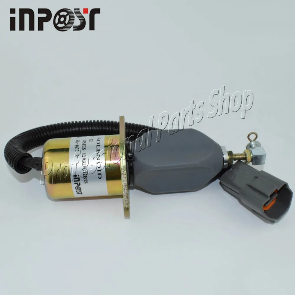 12V 1751ES-12A3UC12B1S SA-4673-S соленоид для остановки топлива экскаватора Hyundai | Автомобили и