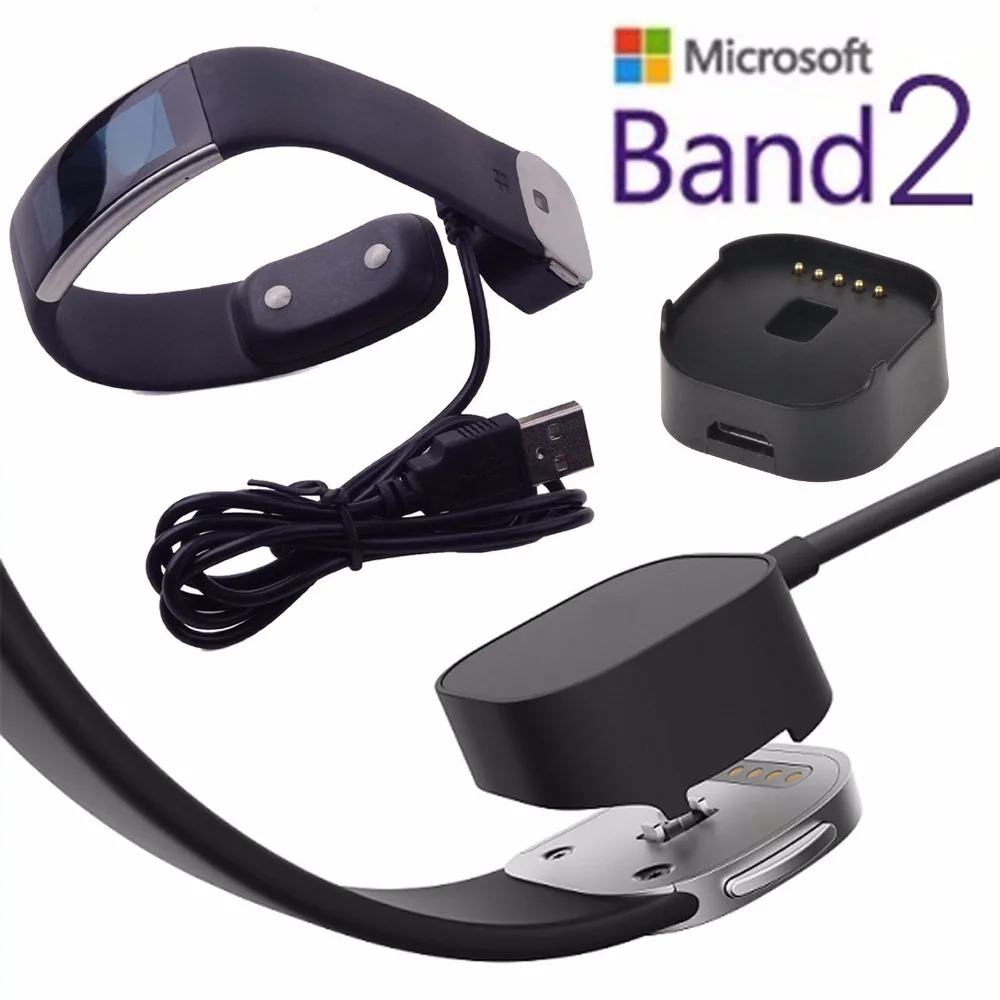 

USB Charging Cable Charger Cord For Microsoft Band 2 Smart Wristband Bracelet